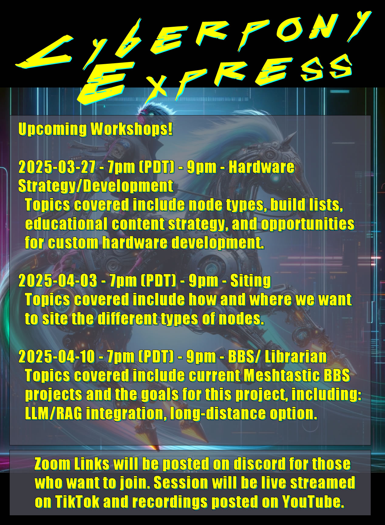 Flyer for sharing