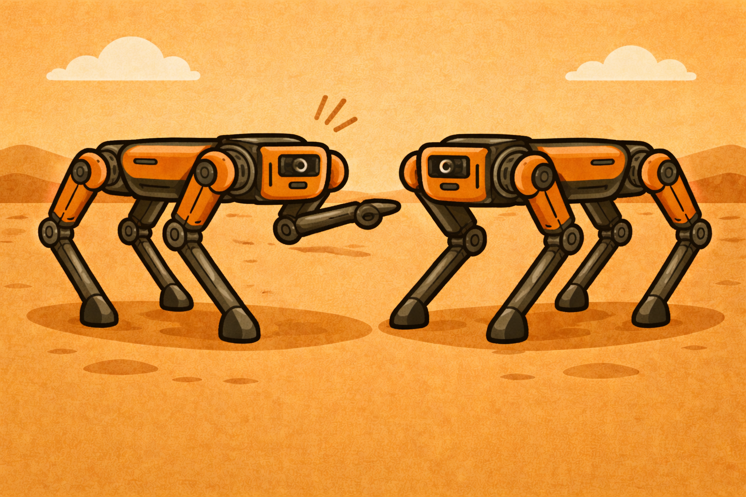 Collaborative Quadrupeds